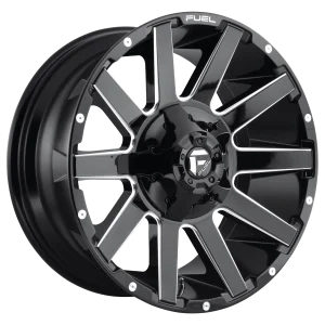 Fuel – D615 CONTRA – Black – 18″x9″ -12mm – Summer Wheels – D61518907045